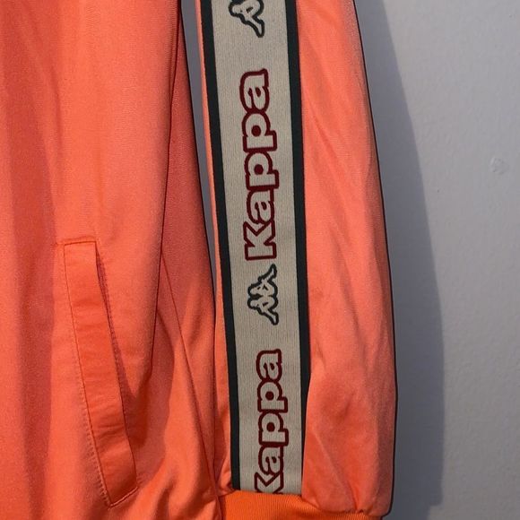 KAPPA TRACKSHIRT- LOGO TAPE ARTEM - ORANGE CAMELIA - Picture 6 of 8